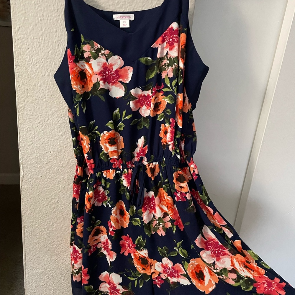 Floral Romper. Size L